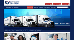 Desktop Screenshot of covenanttransport.com